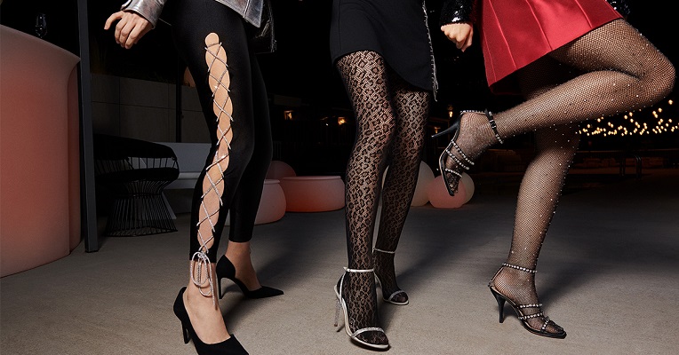 Calzedonia - Our timeless polka dots meets a shiny glitter effect! Try our  new Tights for your special occasions! #Calzedonia #ItalianLegwear  #CalzedoniaLovesYOU #valentine